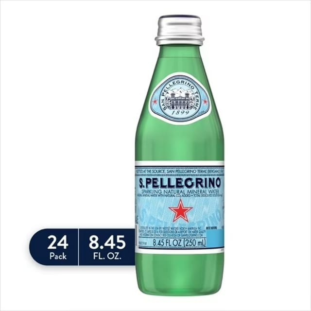 San Pellegrino Sparkling Natural Mineral Water.